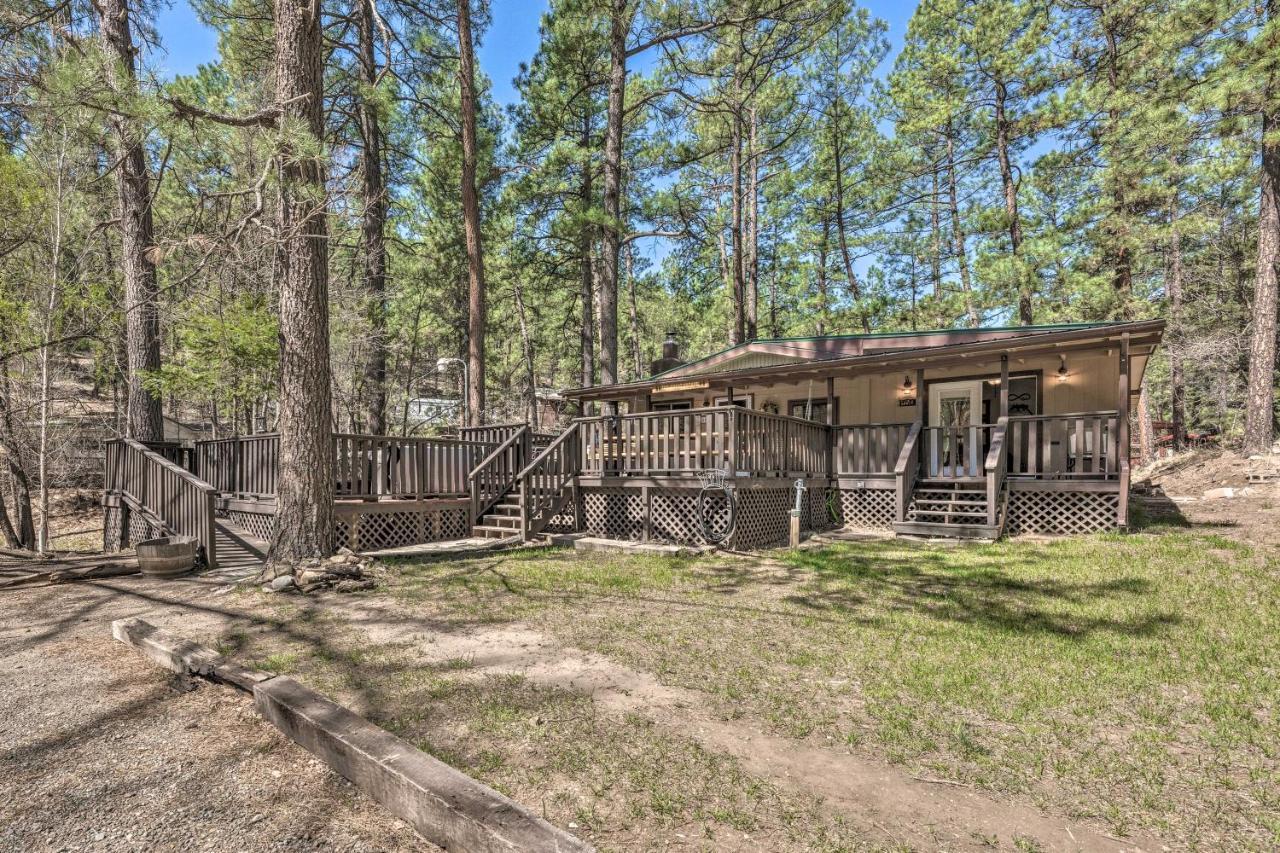 Tranquil Cabin With Stream And Deck Near Dtwn Ruidoso! Ngoại thất bức ảnh