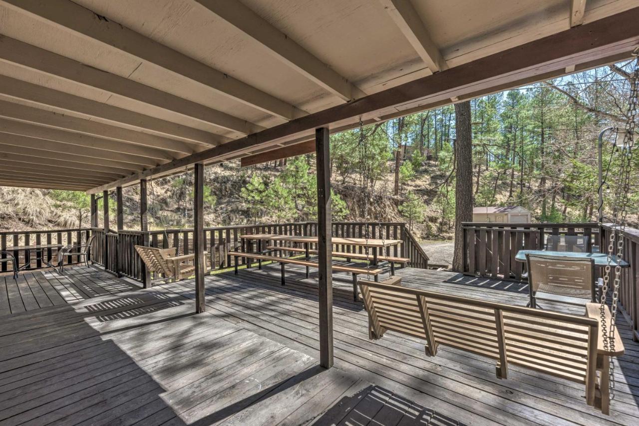 Tranquil Cabin With Stream And Deck Near Dtwn Ruidoso! Ngoại thất bức ảnh