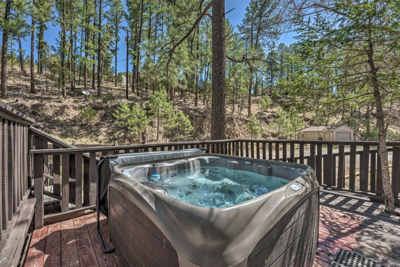 Tranquil Cabin With Stream And Deck Near Dtwn Ruidoso! Ngoại thất bức ảnh